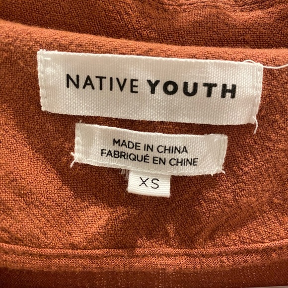 Native Youth Knowles Romper in Terracotta - Picture 5 of 7